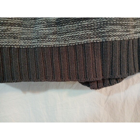 NWT Sonoma Life +style Shawl Cardigan Sweater 3button Light/ Dark Grays Womens M - Picture 10 of 16